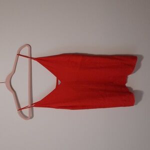 & Other Stories Red Sleeveless Blouse